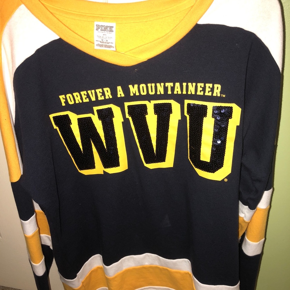 PINK WVU shirt